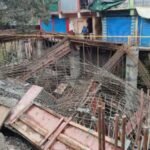 Parking collapsed 17 people narrowly escaped in Rudraprayag