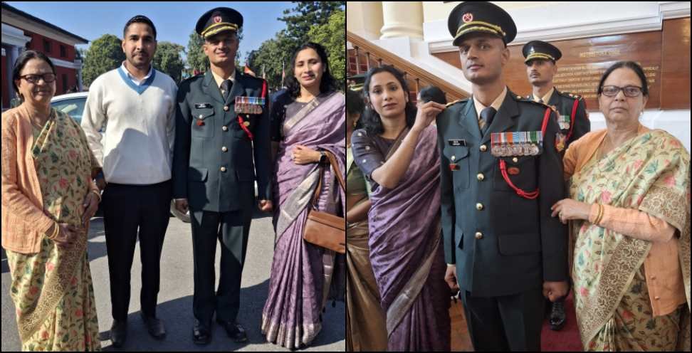 Anoop Bhatt of Rudraprayag became lieutenant in army