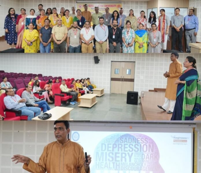 एसजीआरआर विश्वविद्यालय में शिक्षकों के कल्याण के लिए और चिंता को कम करने विषय” पर इंटरैक्टिव सत्र का आयोजन