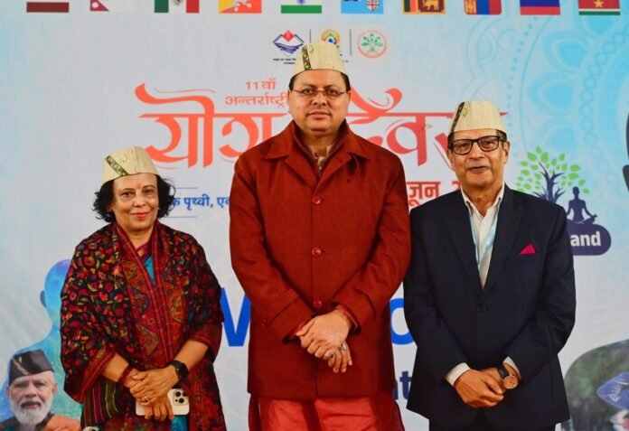 मुख्यमंत्री पुष्कर सिंह धामी ने विदेशी मेहमानों का भराड़ीसैंण, में किया स्वागत