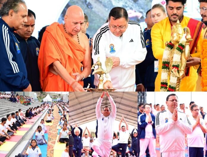 मुख्यमंत्री ने भराड़ीसैंण से दिया “हर घर योग, हर जन निरोग’’ का संदेश