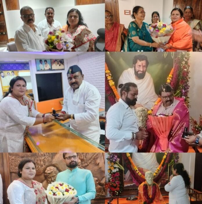गुरु पूर्णिमा के शुभ अवसर पर शिवसेना उत्तराखंड प्रदेश अध्यक्ष महिला अघाड़ी काजल सिंह जी के नेतृत्व में एक प्रतिनिधि मंडल द्वारा महाराष्ट्र में माननीय उपमुख्यमंत्री एवं पंथ प्रमुख एकनाथ शिंदे से भेट