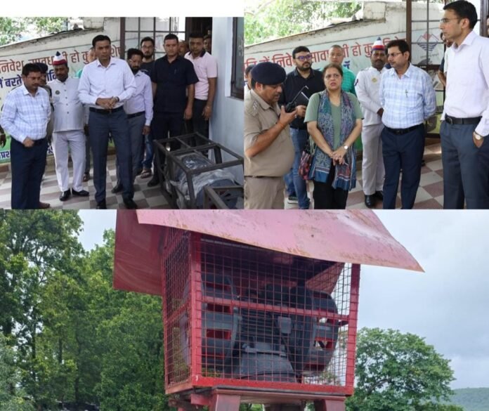 आखिरकार जिला प्रशाासन ने जिले के थानेें चौकियों में स्थापित कर ही दिए आधुनिक लांग रेंज इमरजेंसी सायरन;