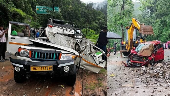 दुखद खबर: उत्तराखंड में दर्दनाक सड़क हादसा, दो की मौत 6 घायल
