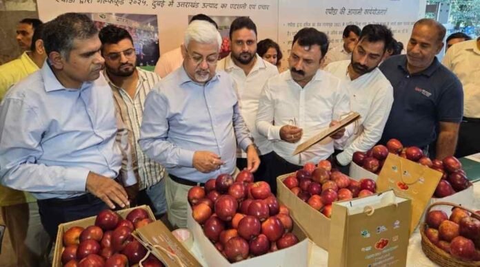 देहरादून से दुबई के लिए 1.2 मीट्रिक टन गढ़वाली सेब (किंग रोट) की पहली परीक्षण खेप रवाना