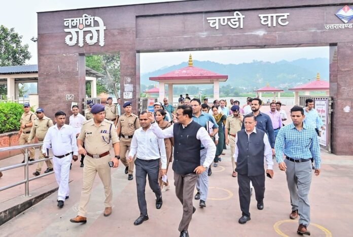 मुख्य सचिव आनंद वर्धन ने किया कुंभ-2027 की तैयारियों का स्थलीय निरीक्षण