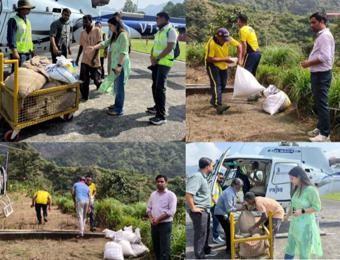 मुख्यमंत्री पुष्कर सिंह धामी ने दी डीएम को प्रभावितो को हैली से खाद्यान्न पहुंचाने की विशेष अनुमति