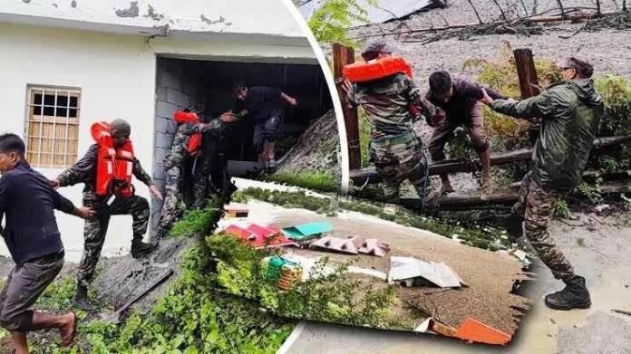 धराली गांव पहुंचने के लिए सेना बना रही रास्ता, फंसे हुए 200 लोगों को निकालने का किया जा रहा प्रयास