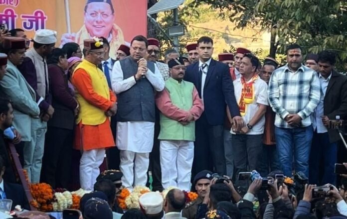 भारी जनसभा को संबोधित कर विकास कार्यों व सांस्कृतिक पुनर्जागरण पर रखा फोकस