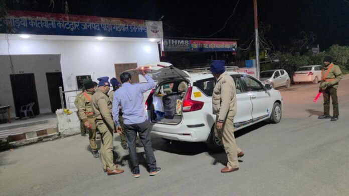 SSP पौड़ी सर्वेश पंवार के निर्देश पर जनपद पौड़ी में सघन यातायात चेकिंग अभियान जारी