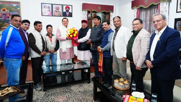 पीआरएसआई डेलीगेशन ने मुख्यमंत्री से की शिष्टाचार भेंट, देहरादून में आयोजित होने वाले राष्ट्रीय अधिवेशन के लिए दिया आमंत्रण