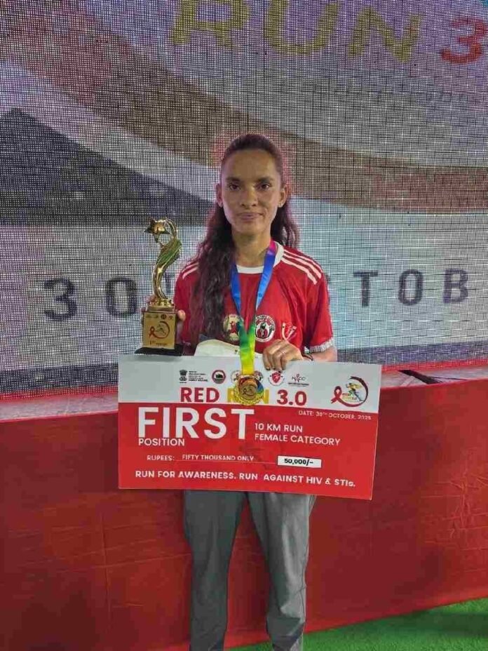 गौरव का पल: उत्तराखण्ड की अनीशा ने 10 किलोमीटर की 3.0 राष्ट्रीय रेड रन मैराथन प्रतियोगिता में किया प्रथम स्थान प्राप्त