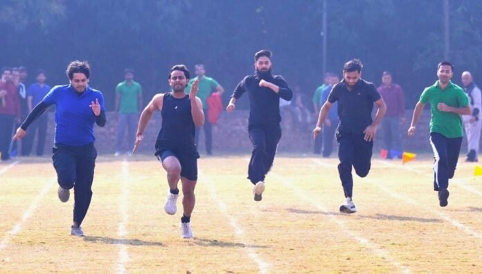 एसजीआरआर मेडिकल काॅलेज एटलिटिका-2025 में प्रद्यूमन ने लगाई सबसे लम्बी छलांग