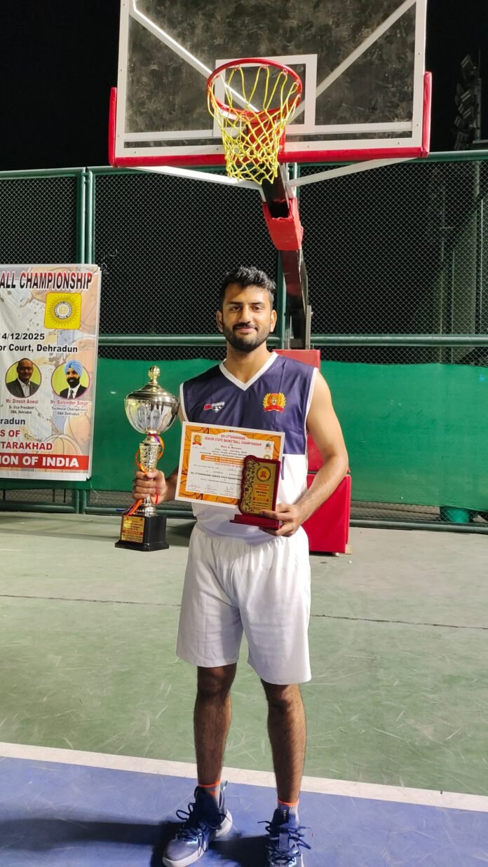 उत्तराखंड का गौरव बने स्वप्निल जोशी, राष्ट्रीय बास्केटबॉल प्रतियोगिता में करेंगे राज्य का प्रतिनिधित्व