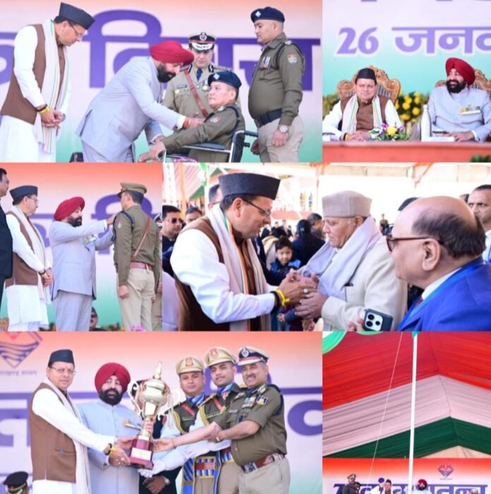 गणतंत्र दिवस के अवसर पर राज्यपाल ने लोक भवन एवं परेड ग्राउंड में फहराया राष्ट्रीय ध्वज