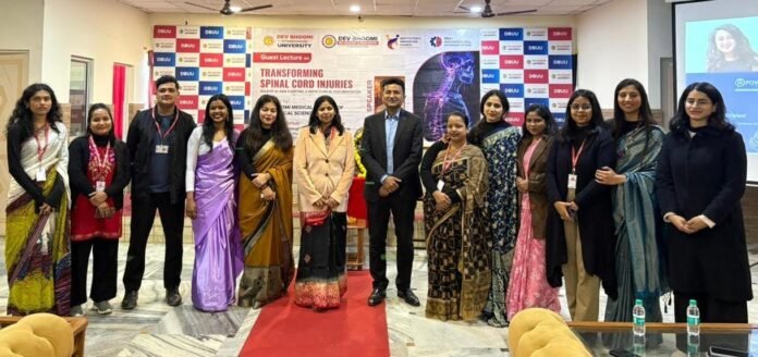 डॉ. संजीव कुमार पांडे, स्वामी राम हिमालयन विश्वविद्यालय (SRHU) के न्यूरोसर्जरी विभाग में सहायक प्रोफेसर, द्वारा “रीढ़ की हड्डी की चोटों का परिवर्तन