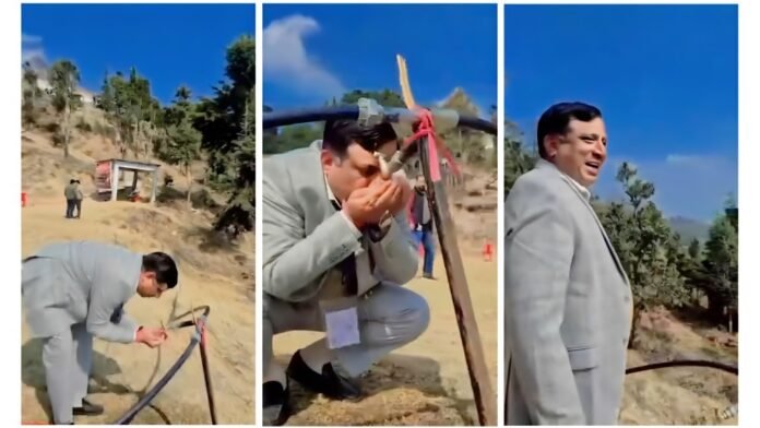 सादगी की मिसाल: जब गैरसैंण में नल पर अंजलि भरकर पानी पीने लगे IAS बंशीधर तिवारी