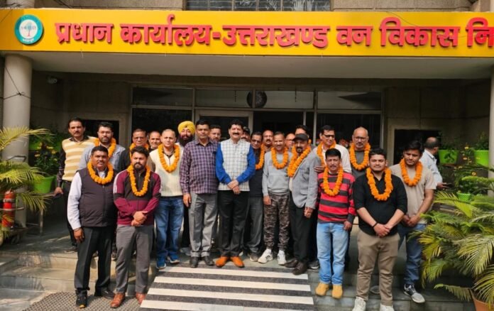 वन विकास निगम कर्मचारी संगठन के चुनाव सम्पन्न, प्रेम सिंह चौहान बने प्रांतीय अध्यक्ष