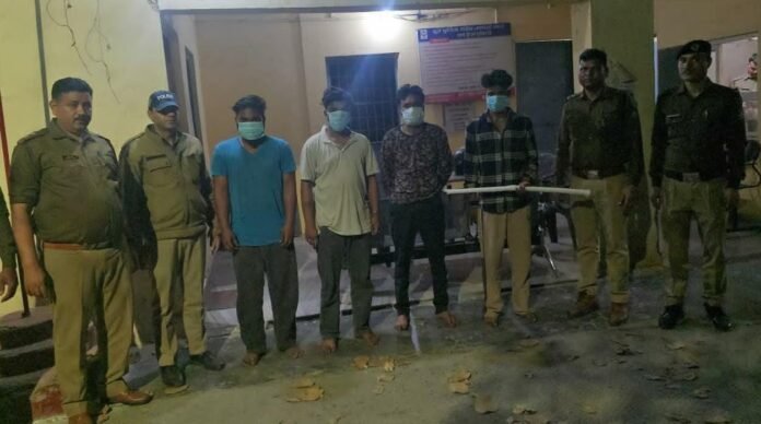 गैर इरादतन हत्या में वांछित 04 अभियुक्तो को दून पुलिस ने किया गिरफ्तार