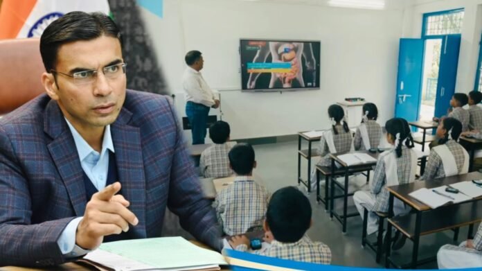 जिले के सरकारी स्कूलों को मिली डिजिटल रफ्तार; सभी 168 विद्यालयों में पंहुचे स्मार्ट टीवी इंस्टालेशन कार्य प्रारंभ