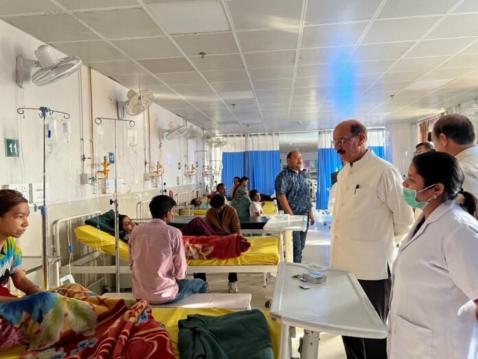 स्वास्थ्य मंत्री सुबोध उनियाल के सरप्राइज विजिट का सिलसिला जारी, आज कोरोनेशन अस्पताल पहुंचकर व्यवस्थाओं का गंभीरता से लिया जायजा