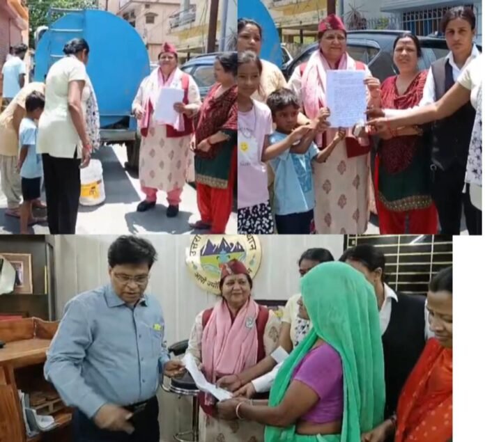 पानी की समस्या से जनता त्राहिमाम त्राहिमाम करती नजर आ रही है लेकिन समस्या का हल नहीं हो पाया कांग्रेस की वरिष्ठ नेता सुनीता प्रकाश ने लिया संज्ञान टैंकरों से पहुंचाया पानी