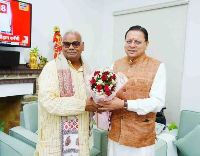 सीएम धामी से मिले राजस्थान के शिक्षा एवं पंचायती राज मंत्री, कई मुद्दों पर हुई बातचीत