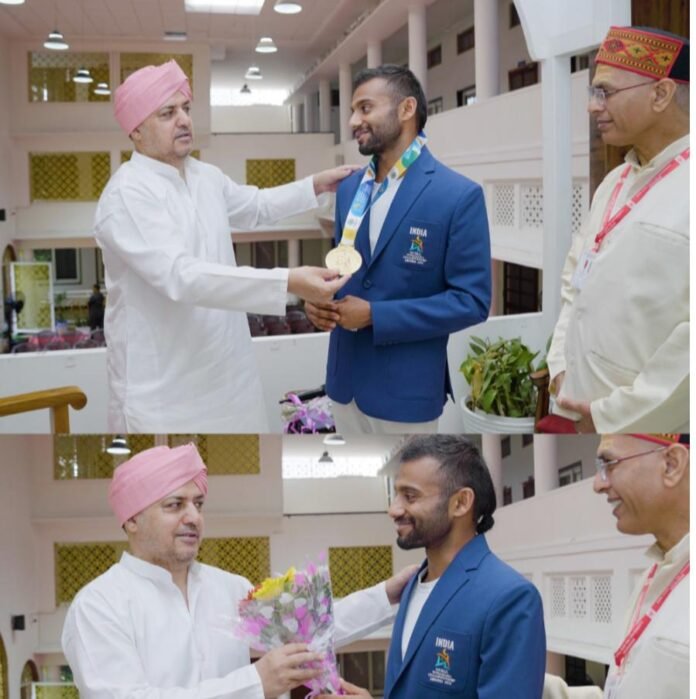विश्व पटल पर चमका एसजीआरआरविश्वविद्यालय का सुमीर ज्ञवाली