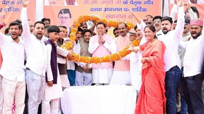 मुख्यमंत्री ने दन्या में जनसभा को किया संबोधित, क्षेत्र के विकास की कई महत्वपूर्ण घोषणाएं