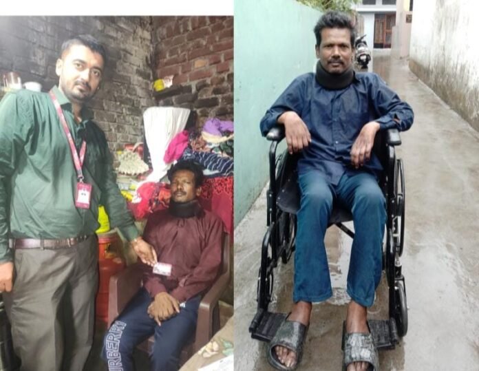 समाधान दिवस में मिला त्वरित न्याय, डीएम की संवेदनशीलता से दिव्यांग सुनील को मिली पेंशन, बैंक खाता और नई व्हीलचेयर