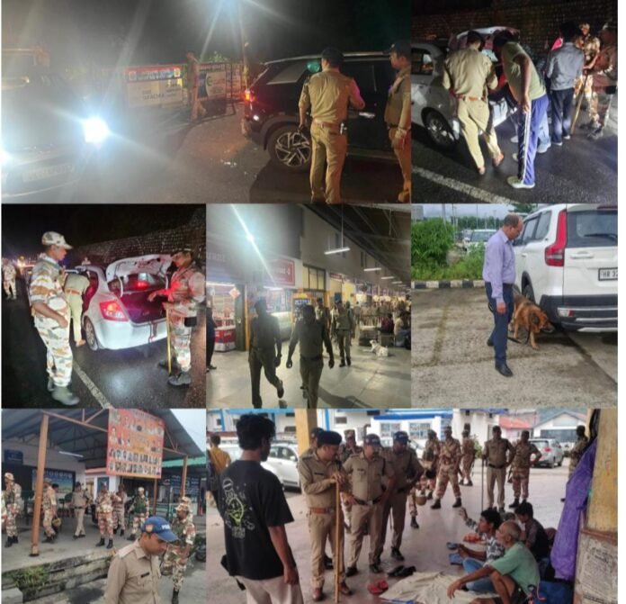 स्वतंत्रा दिवस के दृष्टिगत एसएसपी देहरादून के निर्देशों पर सम्पूर्ण जनपद में दून पुलिस द्वारा लगातार चलाया जा रहा सघन चेकिंग अभियान