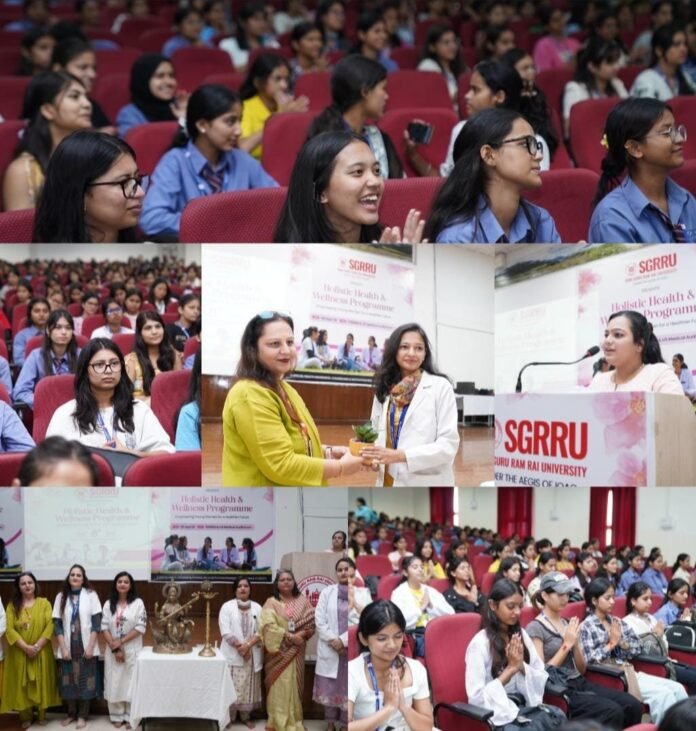 हैल्थ मंत्र से सशक्त हुईं श्री गुरु राम राय विश्वविद्यालय में छात्राएं