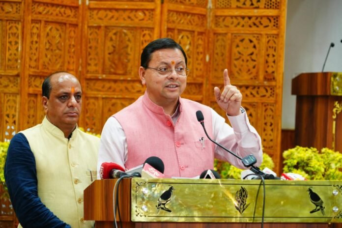 संवैधानिक संस्थाओं पर भ्रम फैलाने के बजाय तथ्यों पर बात करे कांग्रेस : मुख्यमंत्री धामी