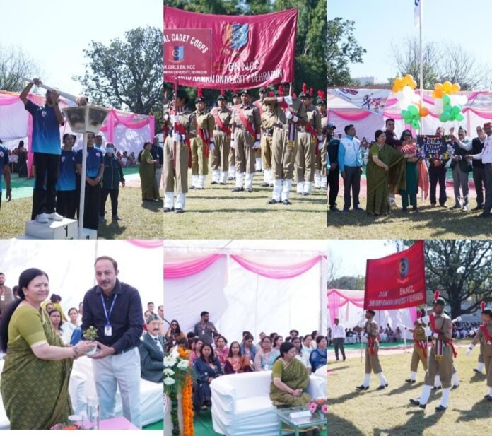 श्री गुरु राम राय विश्वविद्यालय में खेलोत्सव-2026 का भव्य आगाज